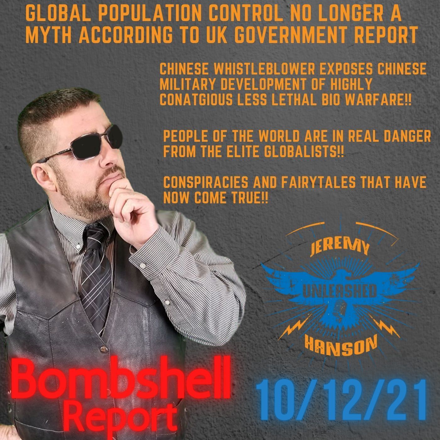 BOMBSHELL!!!!! New UK government report says population control is real and necessary to save the earth!!