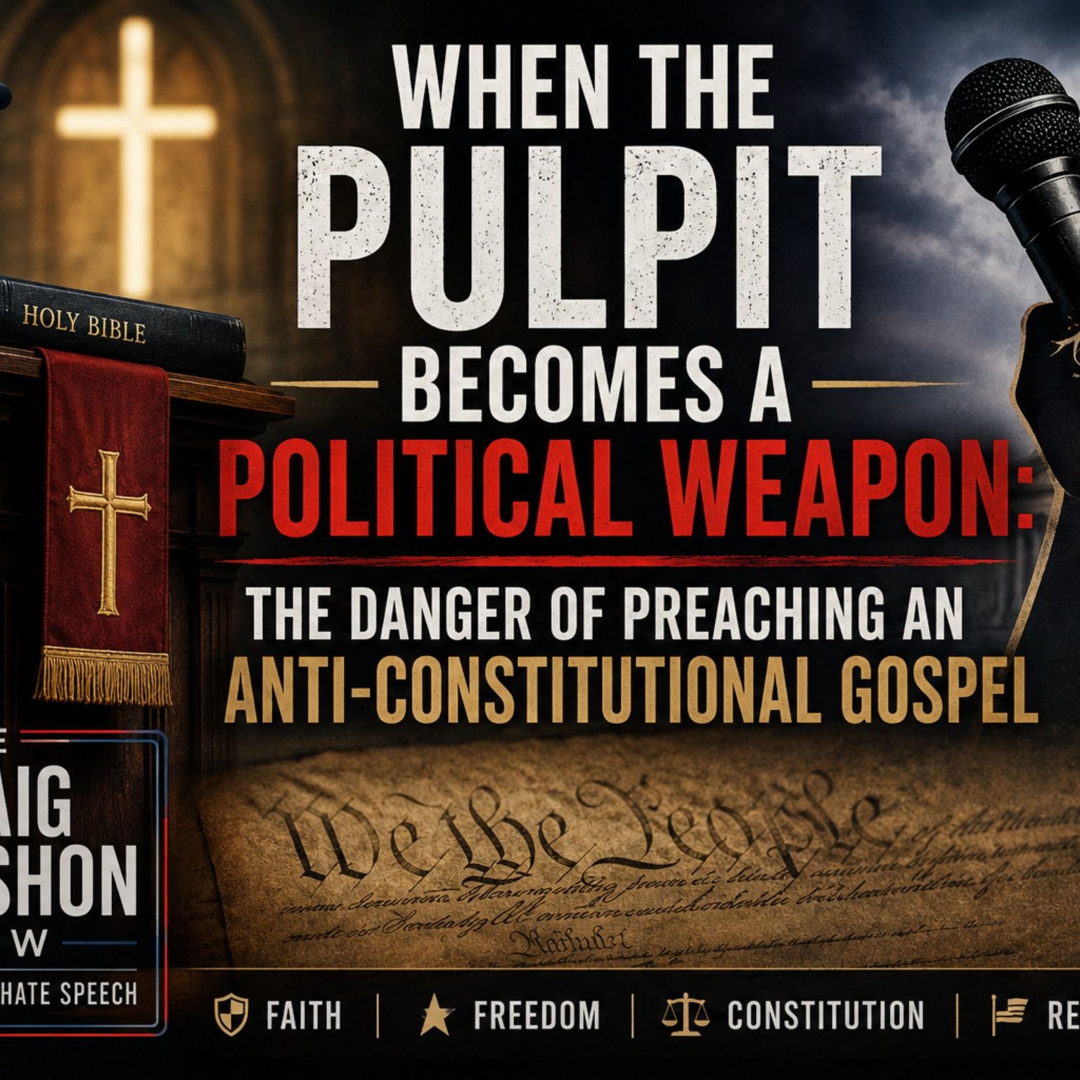 When the Pulpit Becomes a Political Weapon: The Danger of Preaching an Anti-Constitutional Gospel