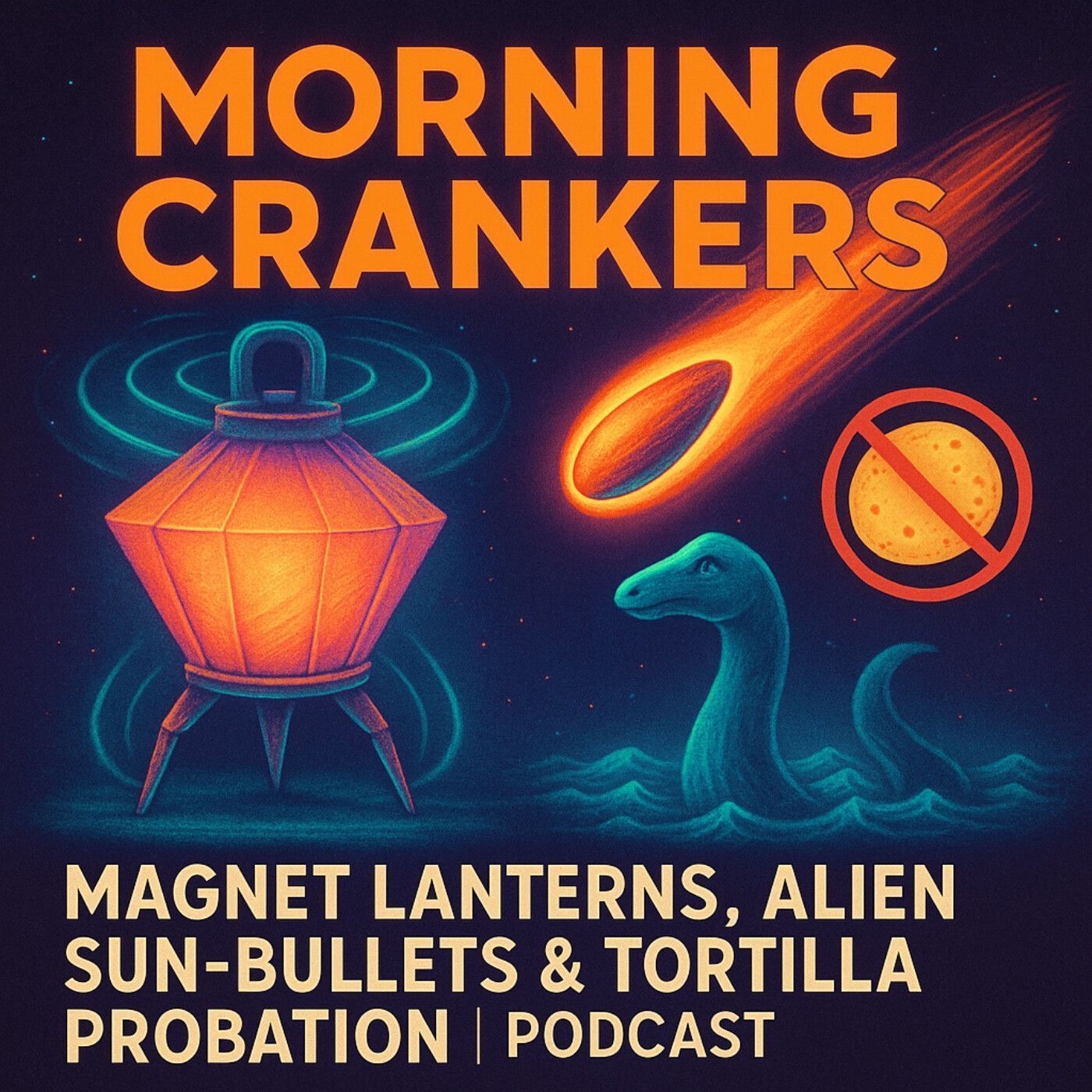 156: Magnet Lanterns, Alien Sun-Bullets & Tortilla Probation | Morning Crankers Podcast