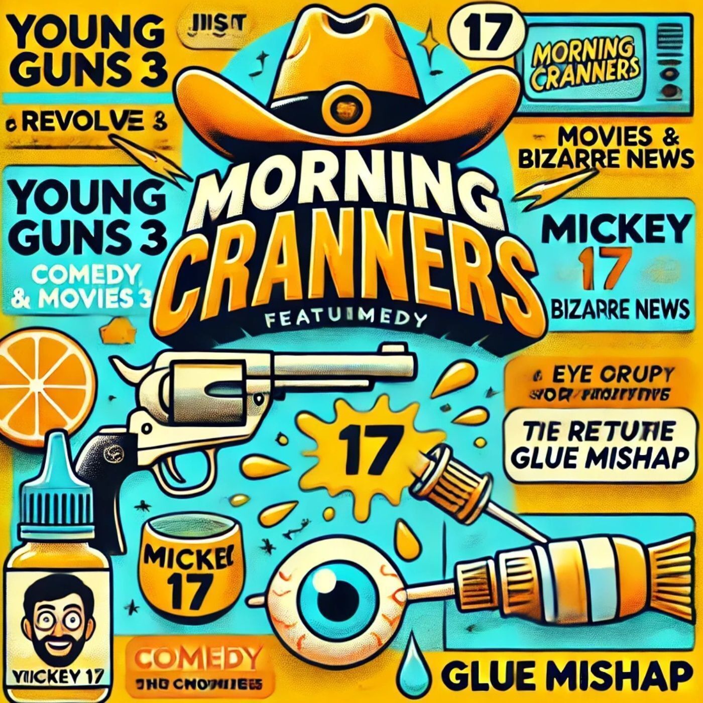 🎙️ Morning Crankers: National Days, Young Guns 3, Mickey 17, Last Breath & Glue-Eyed Chaos!