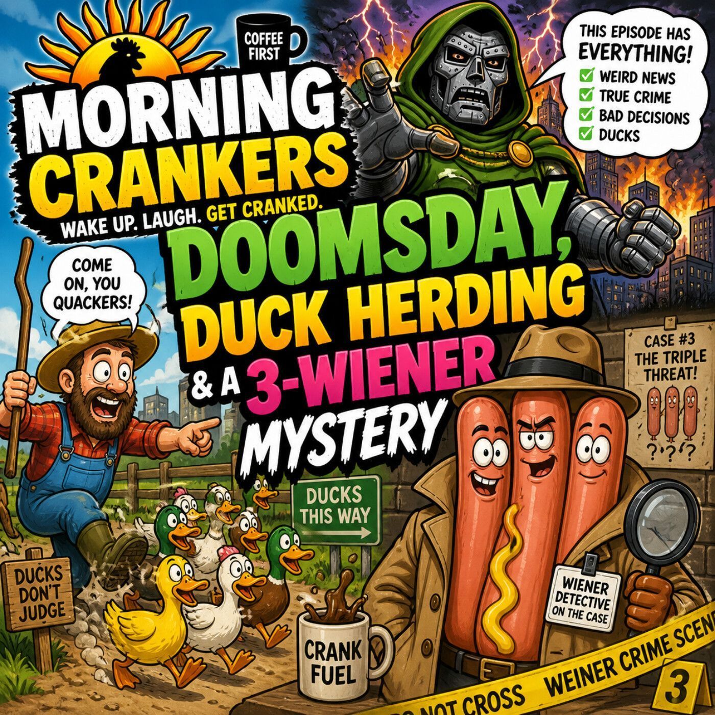 176: Doomsday, Duck Herding & a 3-Weiner Mystery