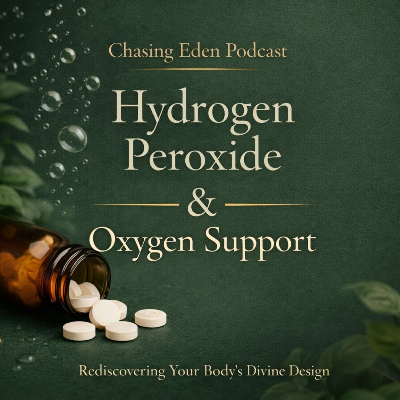 Hydrogen peroxide tablets for wellness