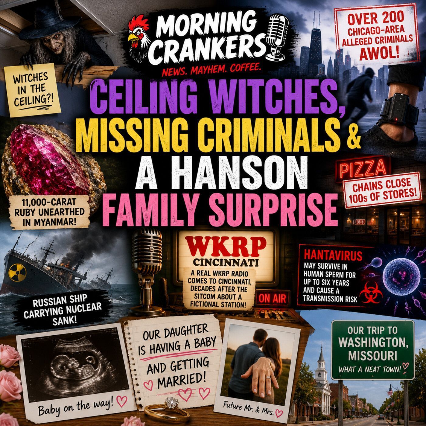 178: Ceiling Witches, Missing Criminals & a Hanson Family Surprise