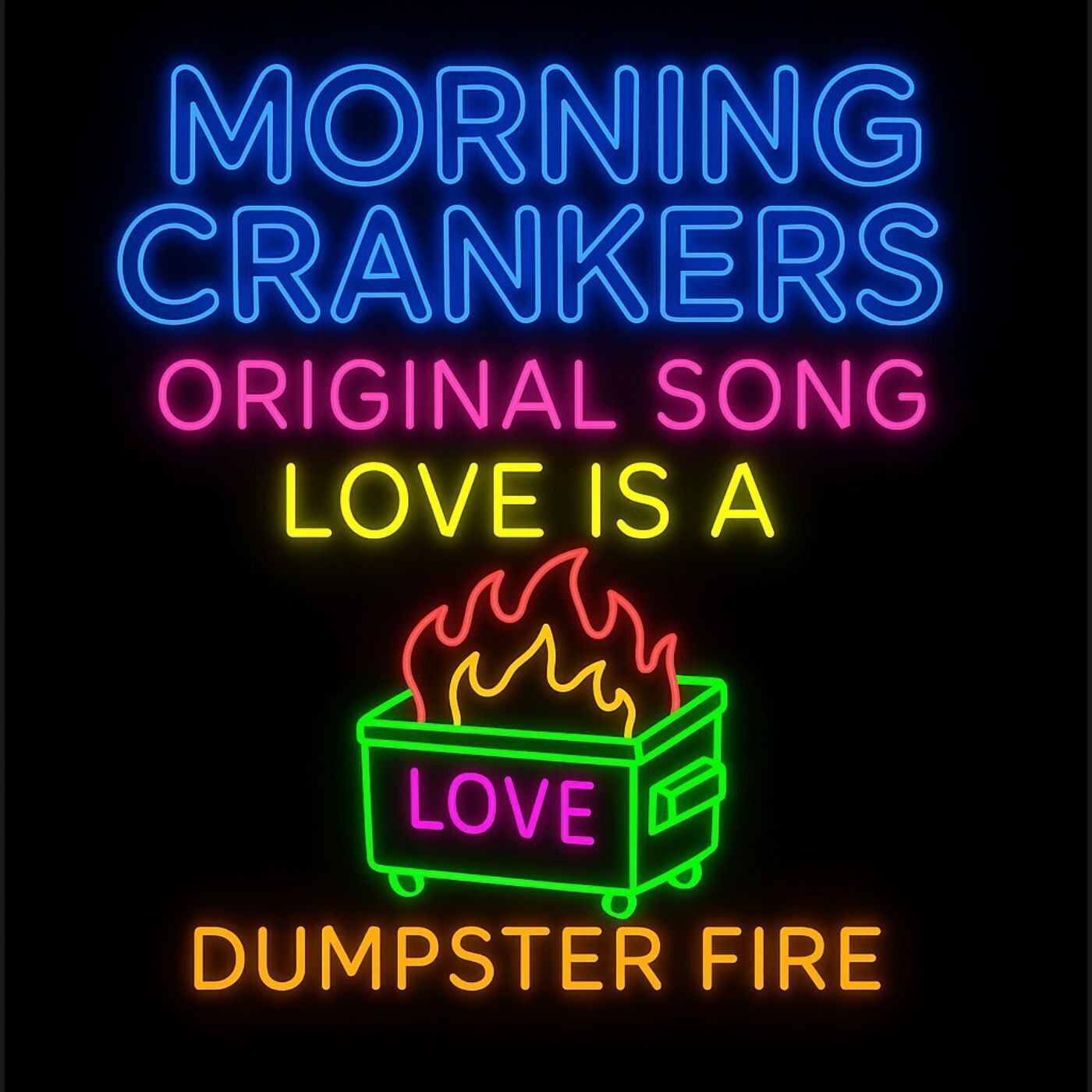 Morning Crankers song Love is a Dumpster Fire!!!!!!!!!!