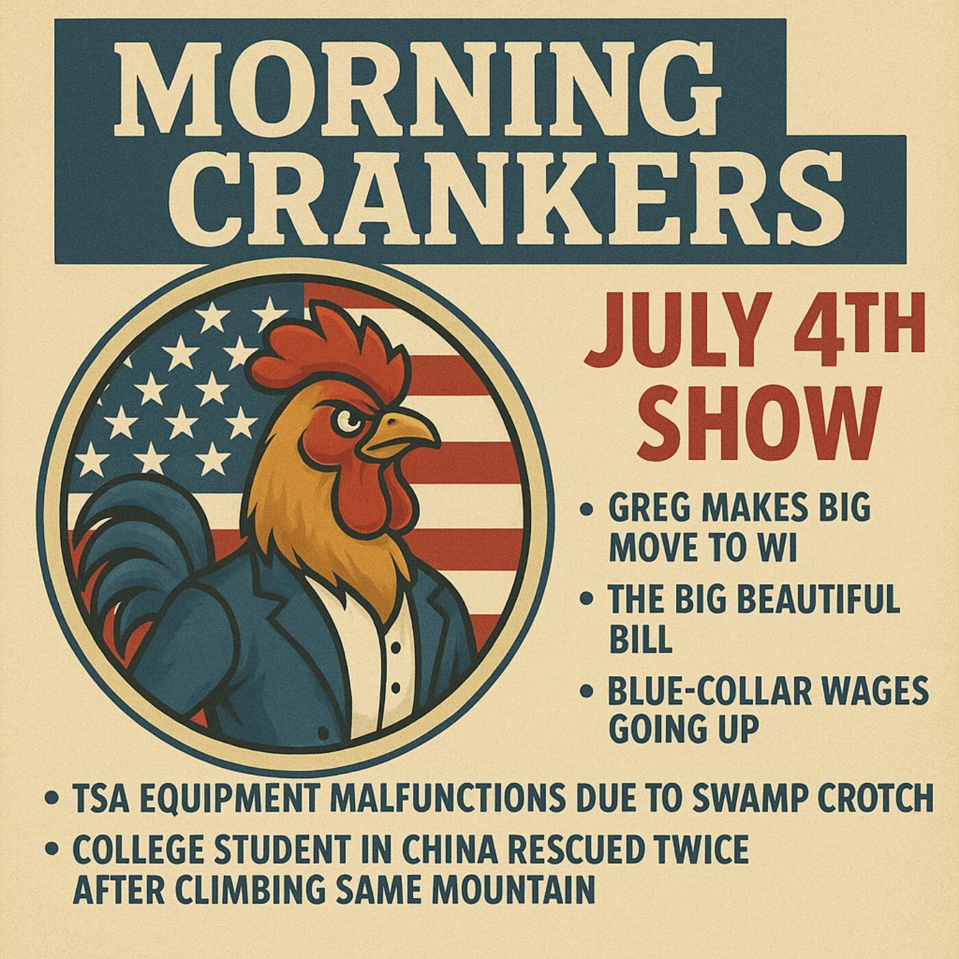 Morning Crankers July 4th were back