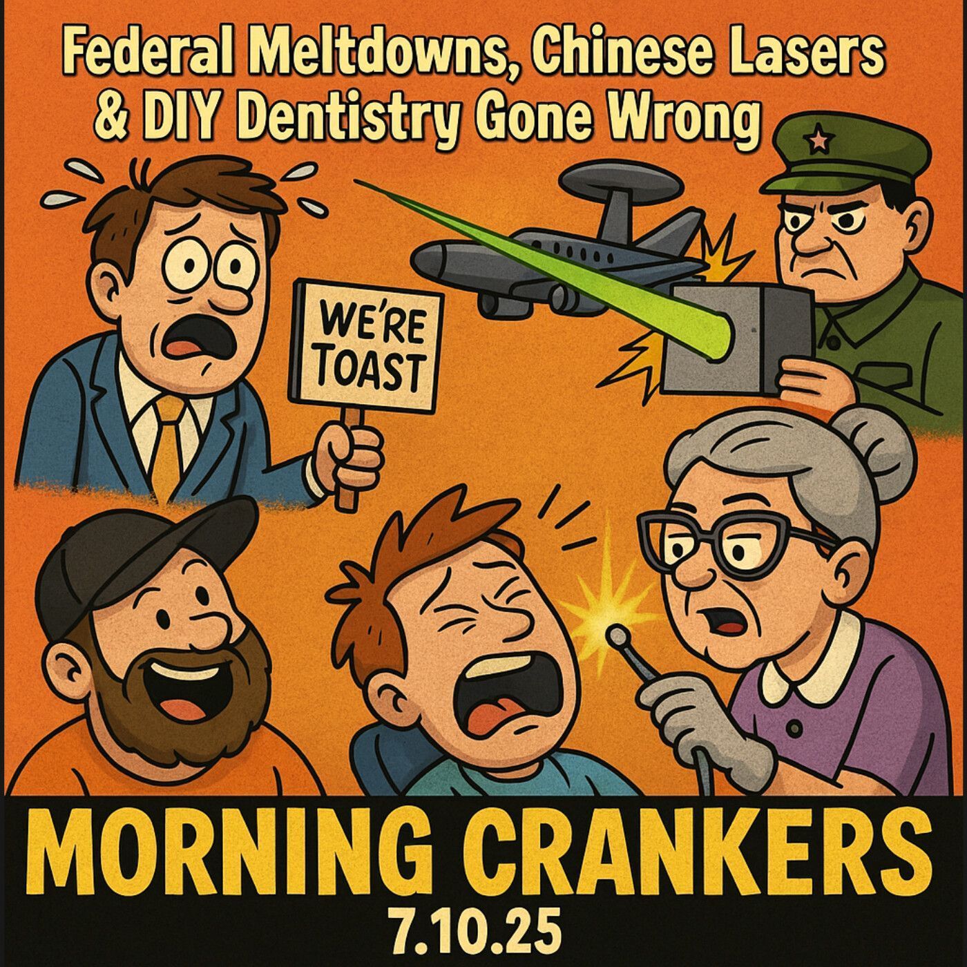 Federal Meltdowns, Chinese Lasers & DIY Dentistry Gone Wrong | Morning Crankers