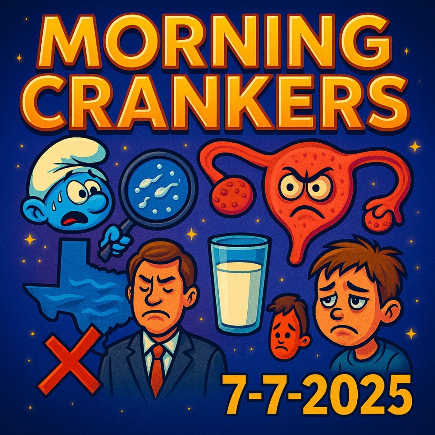 Microplastic Mayhem & Texas Flood Fallout | Hypocrisy, Milk & the Shocking Truth About Kids’ Health” – Morning Crankers July 7, 2025