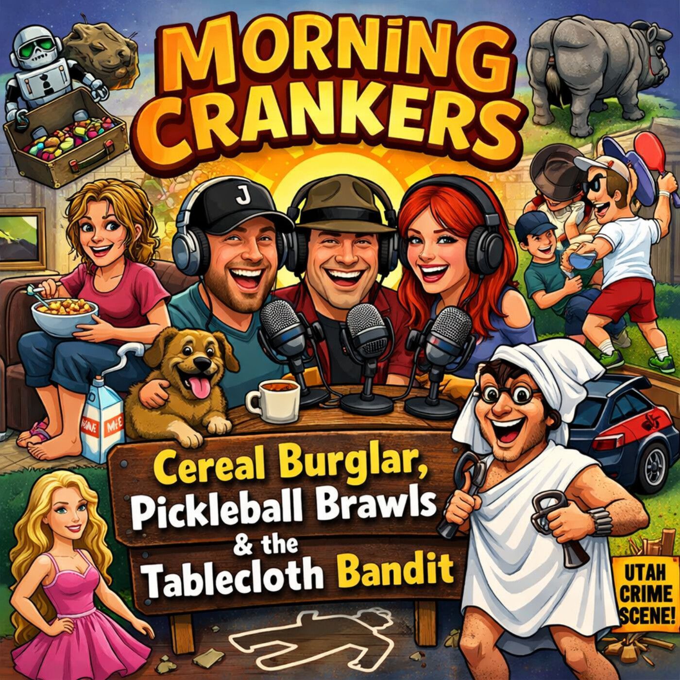 167: Cereal Burglar, Pickleball Brawls & the Tablecloth Bandit