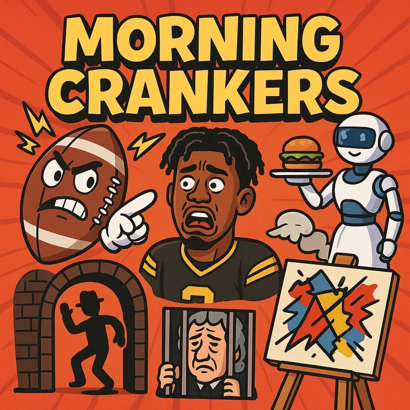 "Draft Day Drama, Robot Waiters, and Roasting the NFL | Morning Crankers"