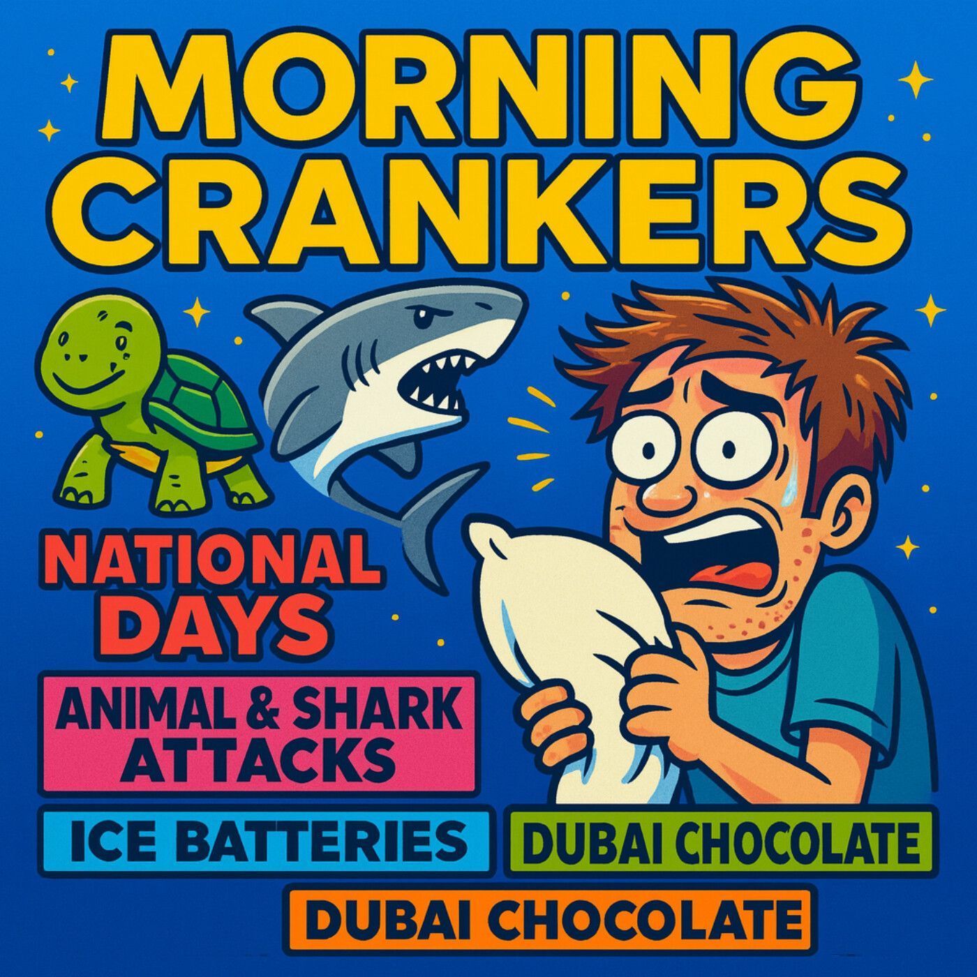 154: "When Nature Bites Back: Sharks, Squirrels, and Science Queens – Morning Crankers Laugh Through October 10th"