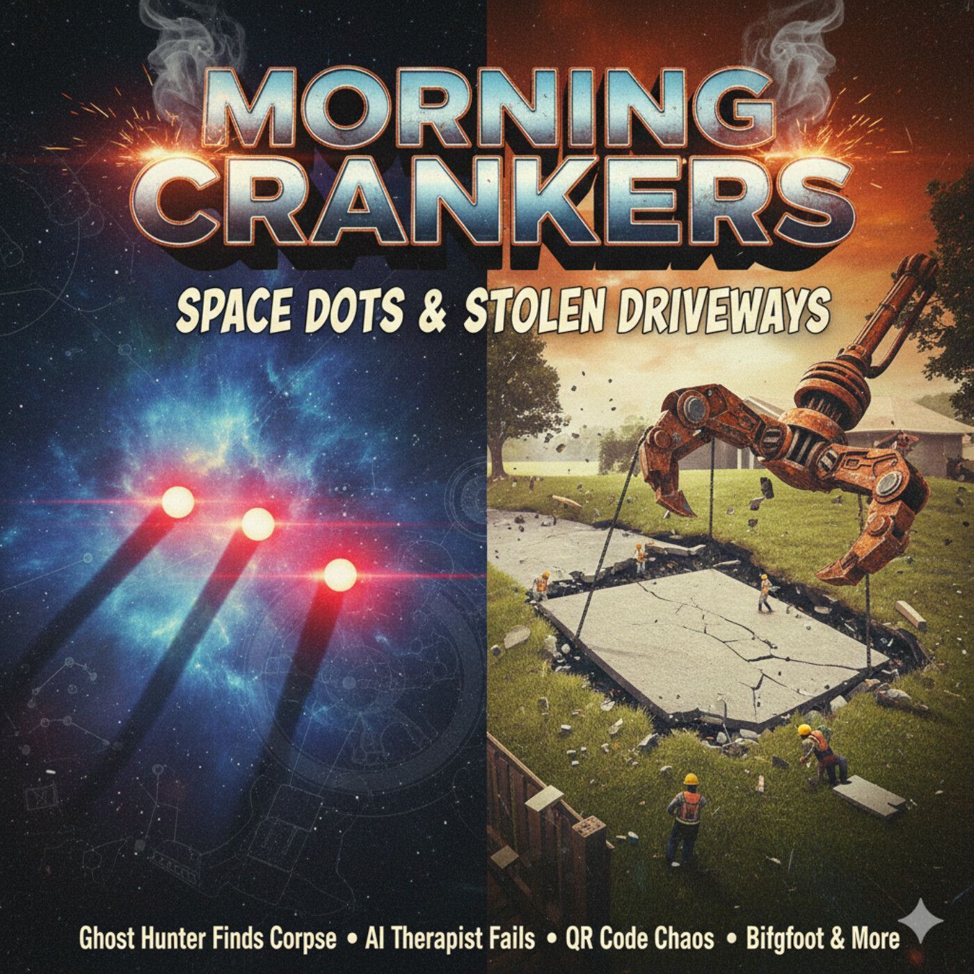 159: Space Dots, Stolen Driveways & The Universe Losing Its Mind | Morning Crankers with Hans
